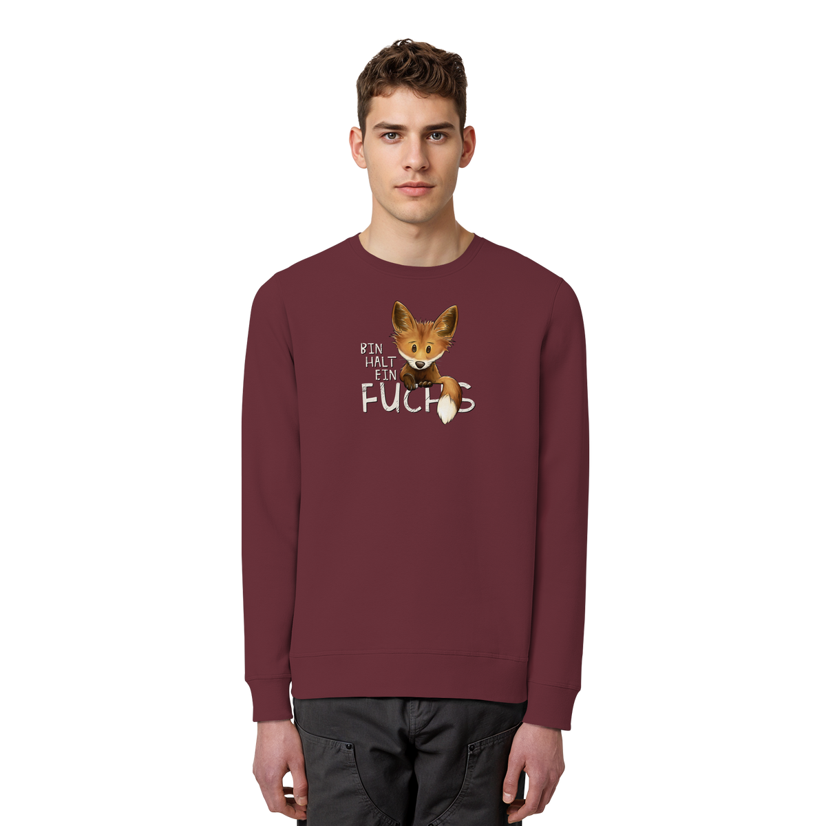 Bin halt ein Fuchs - Organic Basic Unisex Sweatshirt