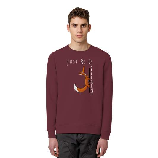 Just Be Different | Sei Anders, kleiner Fuchs - Organic Basic Unisex Sweatshirt