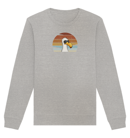 Cool lässige Retro Möwe - Organic Basic Unisex Sweatshirt