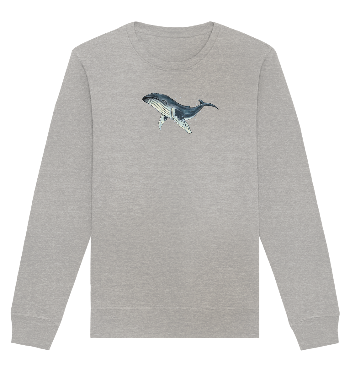 Tiefsee Ozean-Riese Buckelwal - Organic Basic Unisex Sweatshirt