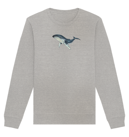Tiefsee Ozean-Riese Buckelwal - Organic Basic Unisex Sweatshirt