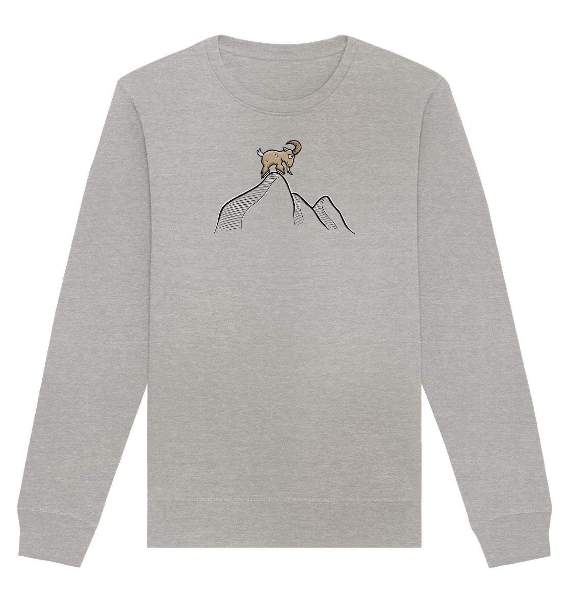 Ziegenbock in den Bergen - Organic Basic Unisex Sweatshirt