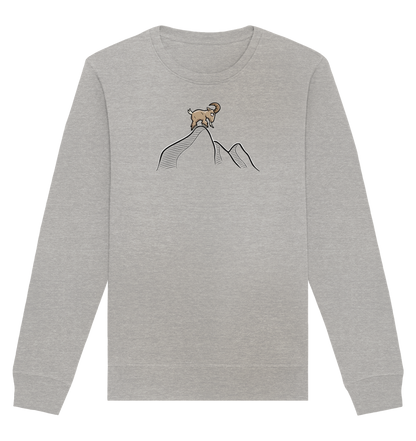 Ziegenbock in den Bergen - Organic Basic Unisex Sweatshirt