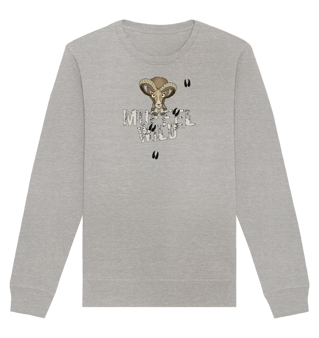 Muffel Wild Mufflon - Organic Basic Unisex Sweatshirt
