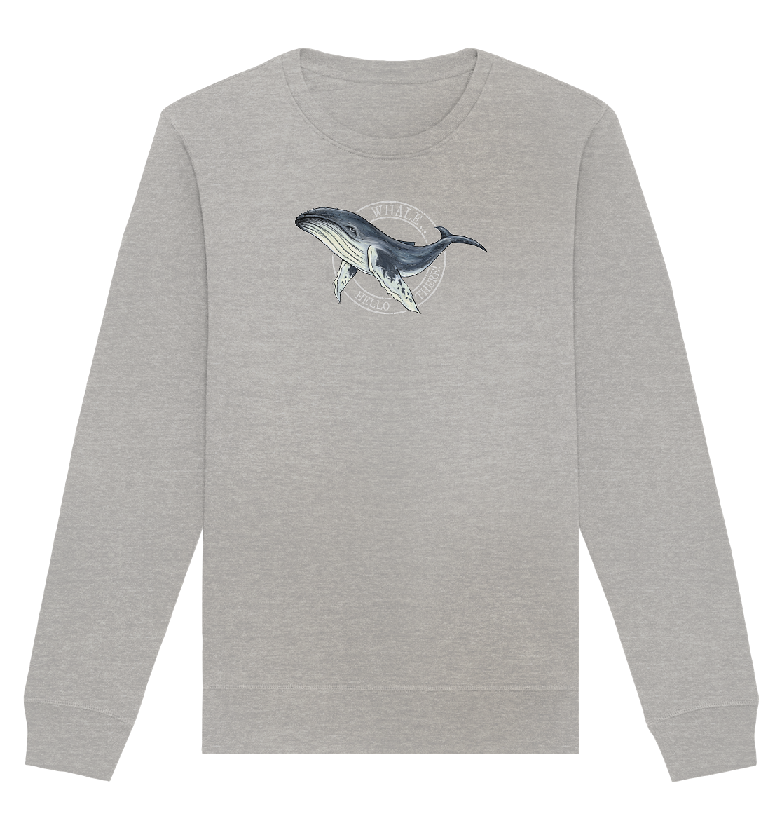 Whale, Hello There | Buckelwal - Organic Basic Unisex Sweatshirt