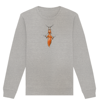 Rotes Eichhörnchen hängt ab - Organic Basic Unisex Sweatshirt