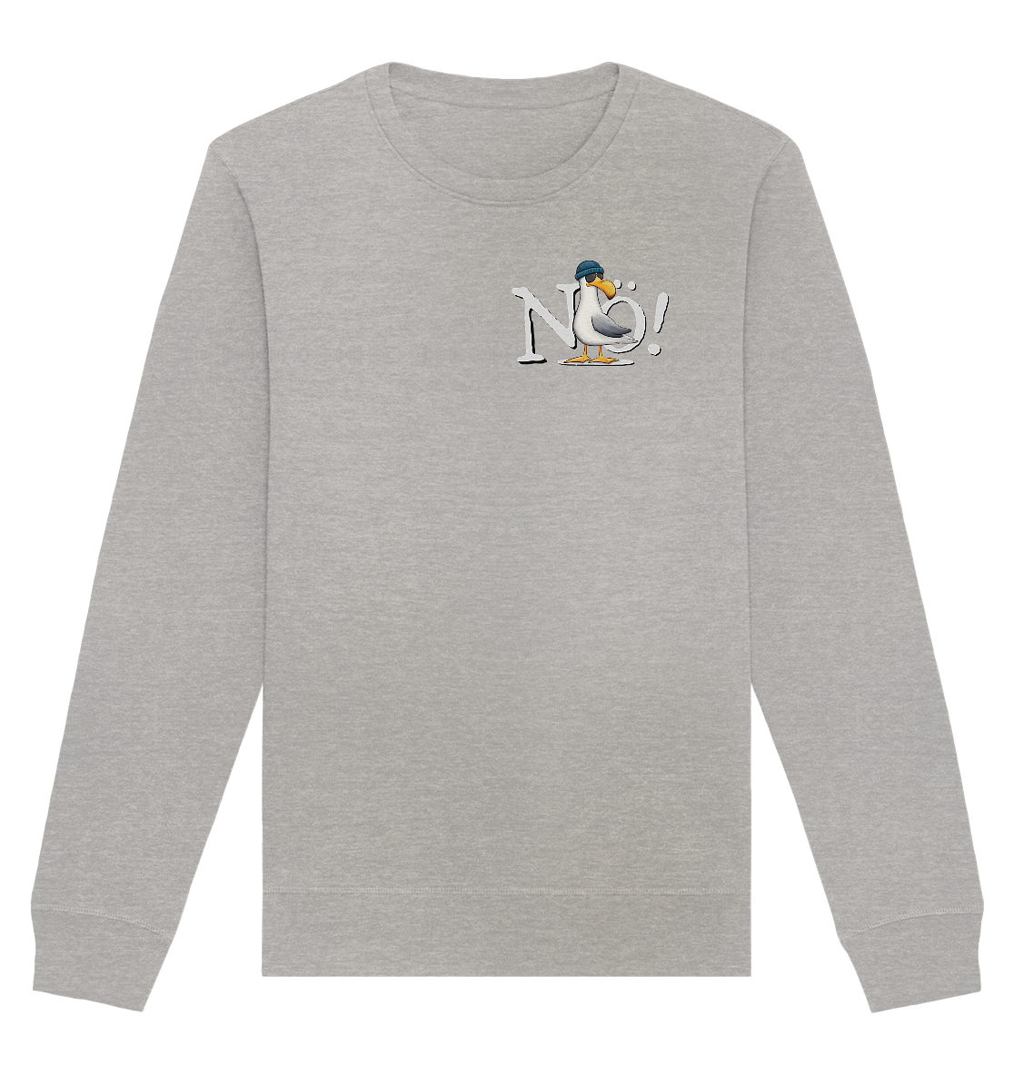 Nö Kein Bock Möwe - Organic Basic Unisex Sweatshirt