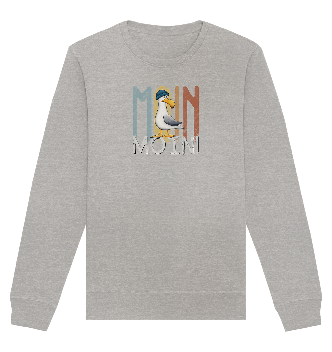 Moin Moin norddeutsche Möwe - Organic Basic Unisex Sweatshirt