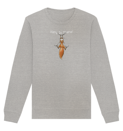 Hang In There | Lässiges Eichhörnchen - Organic Basic Unisex Sweatshirt