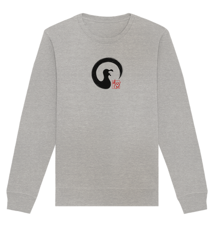Moin kreischende japanische Enso Möwe - Organic Basic Unisex Sweatshirt
