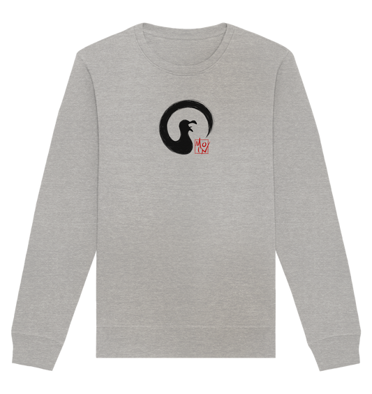 Moin kreischende japanische Enso Möwe - Organic Basic Unisex Sweatshirt