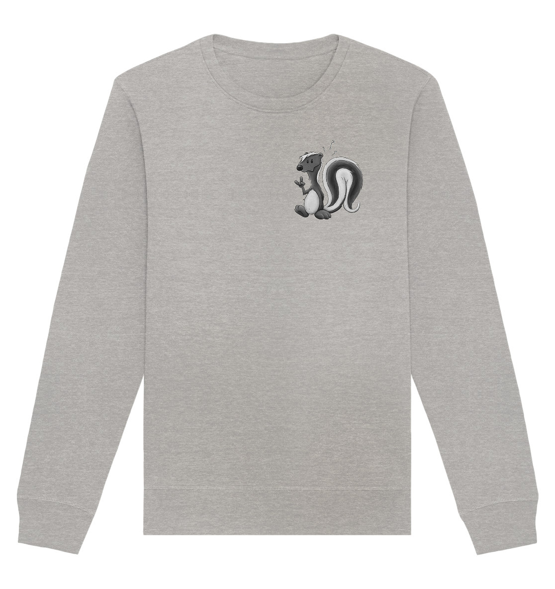 Lustig stinkiges Stinktier - Organic Basic Unisex Sweatshirt