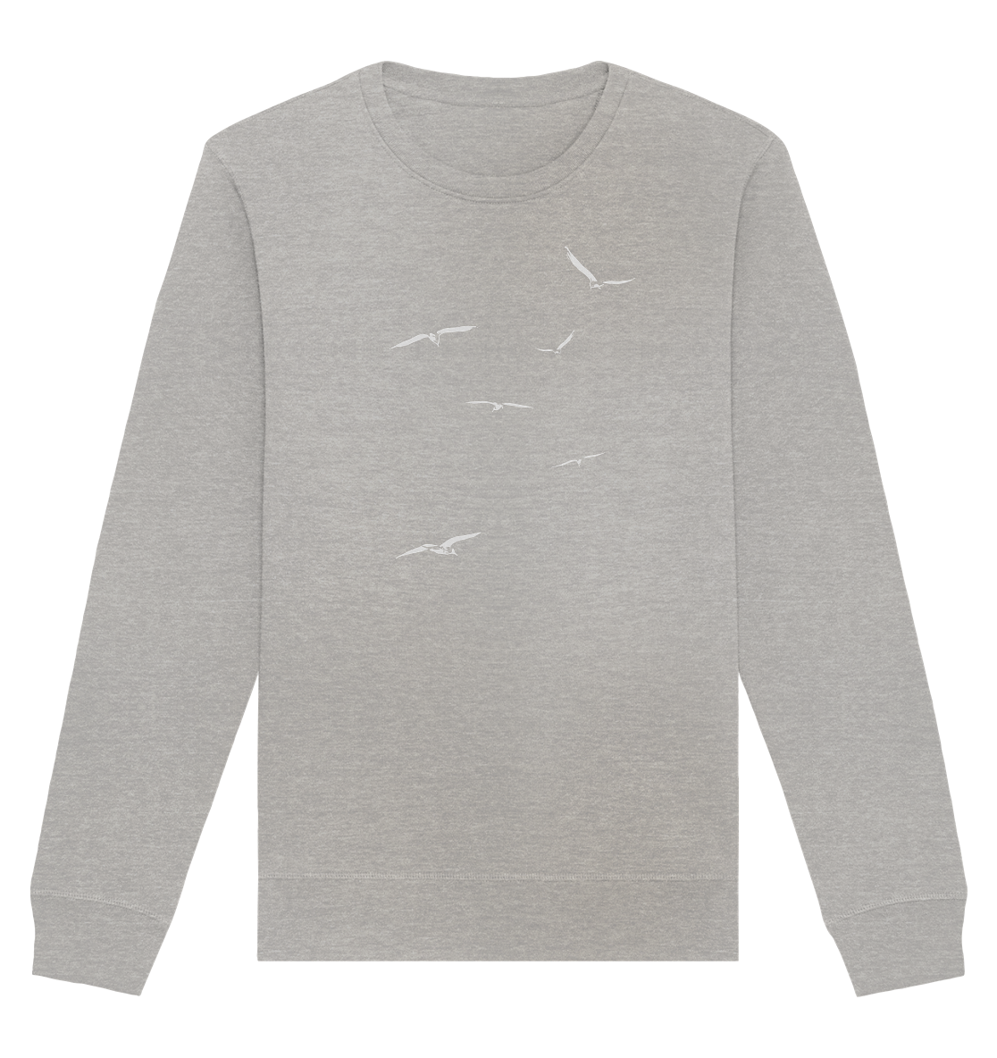 Vogelschwarm – Traum vom Fliegen - Organic Basic Unisex Sweatshirt