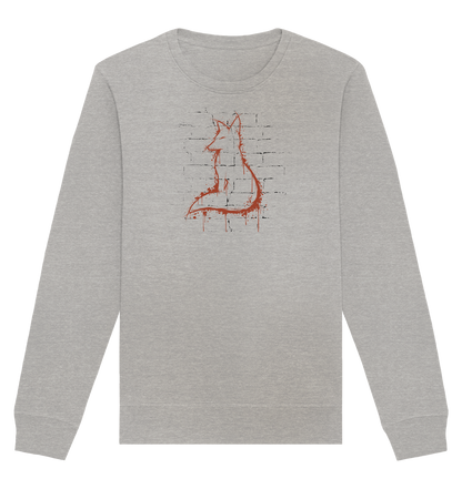 Street Art Fuchs Silhouette - Organic Basic Unisex Sweatshirt