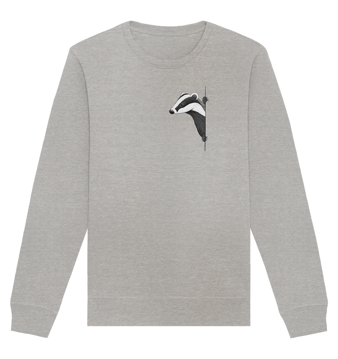 Lässiger Dachs Meister Grimbart - Organic Basic Unisex Sweatshirt