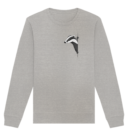 Lässiger Dachs Meister Grimbart - Organic Basic Unisex Sweatshirt