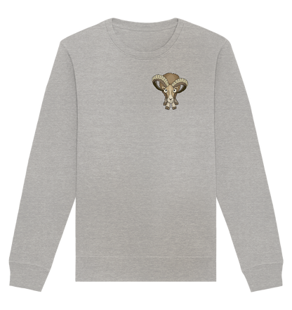 Bockiges Mufflon Widder Schafbock - Organic Basic Unisex Sweatshirt