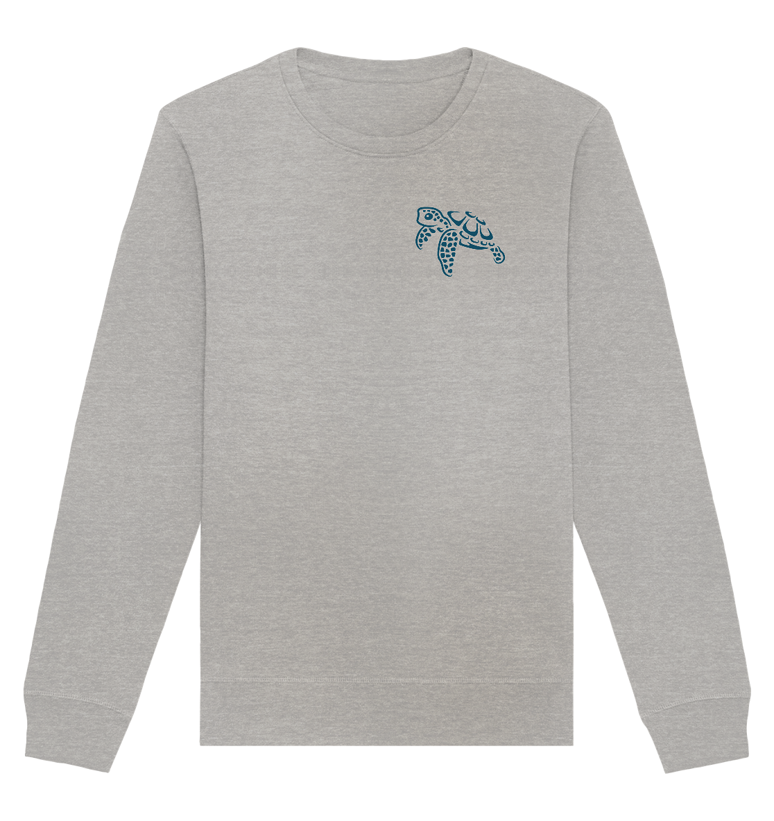 Lässig lustige Wasserschildkröte - Organic Basic Unisex Sweatshirt