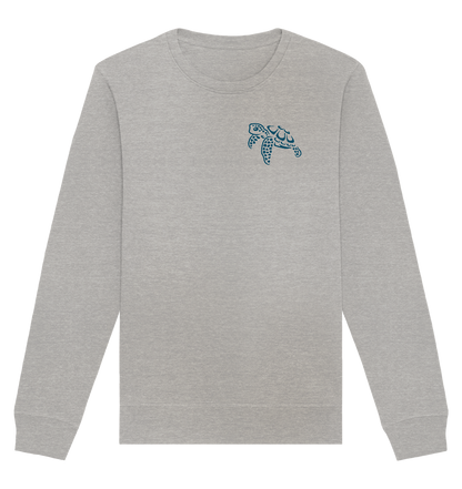 Lässig lustige Wasserschildkröte - Organic Basic Unisex Sweatshirt