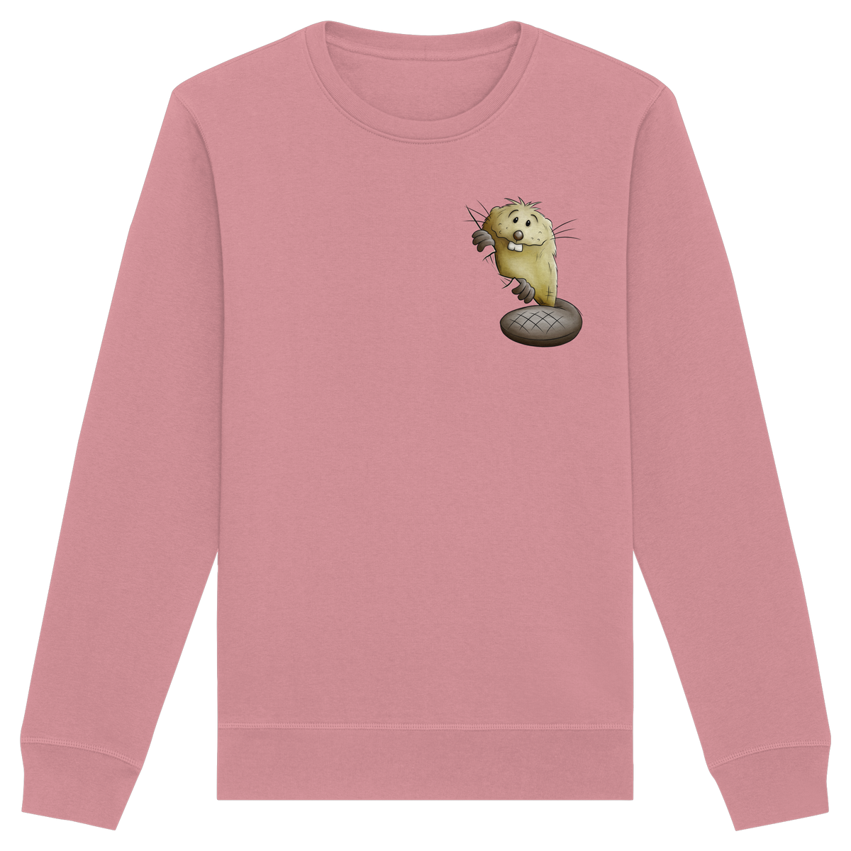 Lustiger frecher Biber - Organic Basic Unisex Sweatshirt
