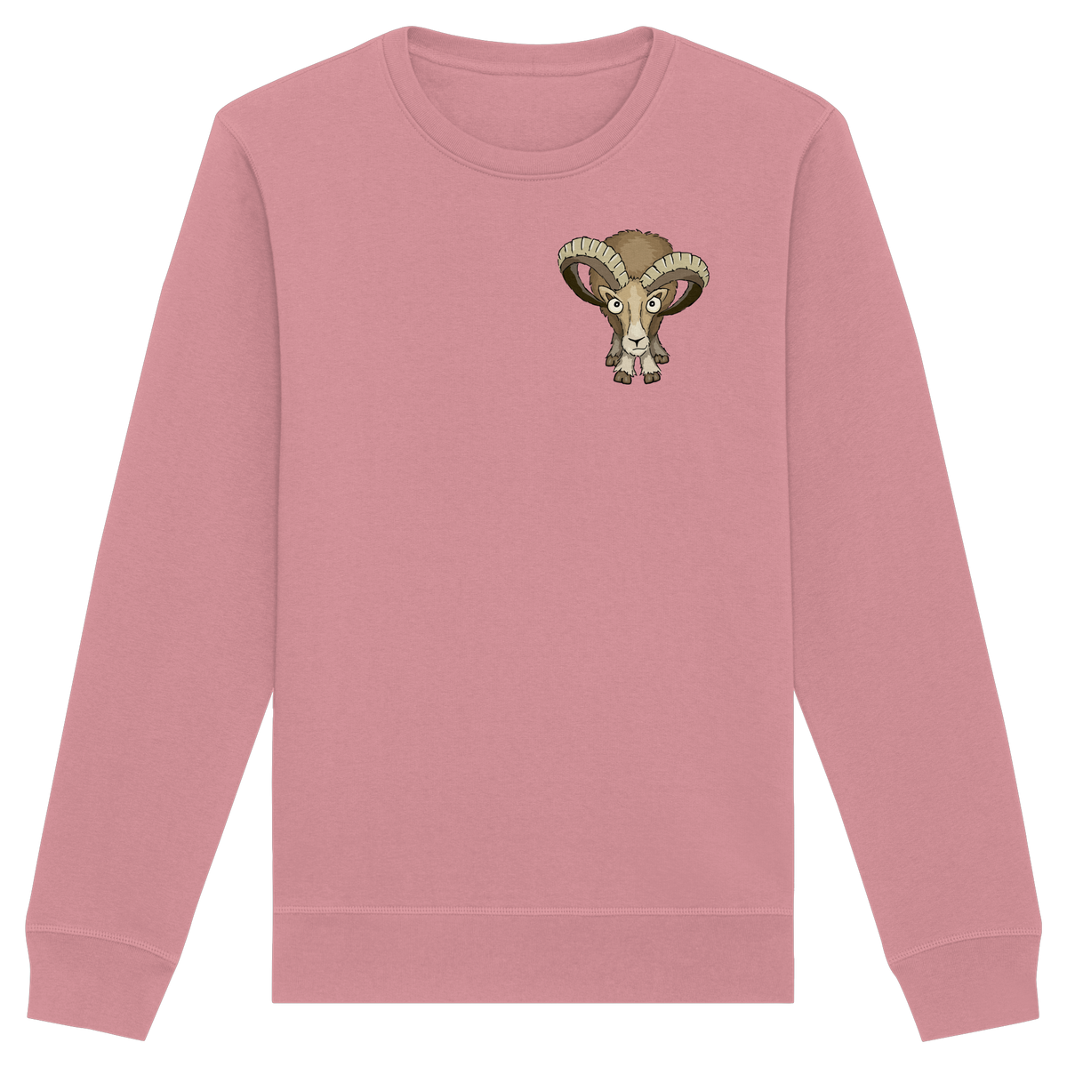 Bockiges Mufflon Widder Schafbock - Organic Basic Unisex Sweatshirt