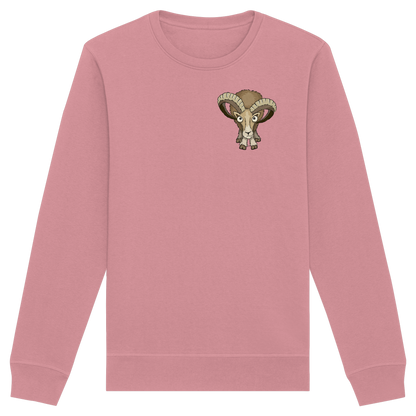 Bockiges Mufflon Widder Schafbock - Organic Basic Unisex Sweatshirt