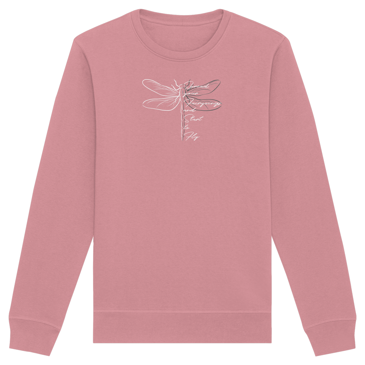 Breite die Flügel aus und flieg los | Libelle - Organic Basic Unisex Sweatshirt