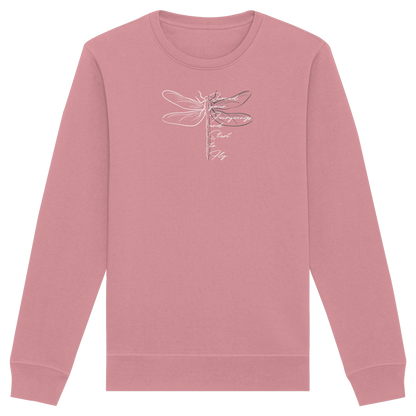 Breite die Flügel aus und flieg los | Libelle - Organic Basic Unisex Sweatshirt