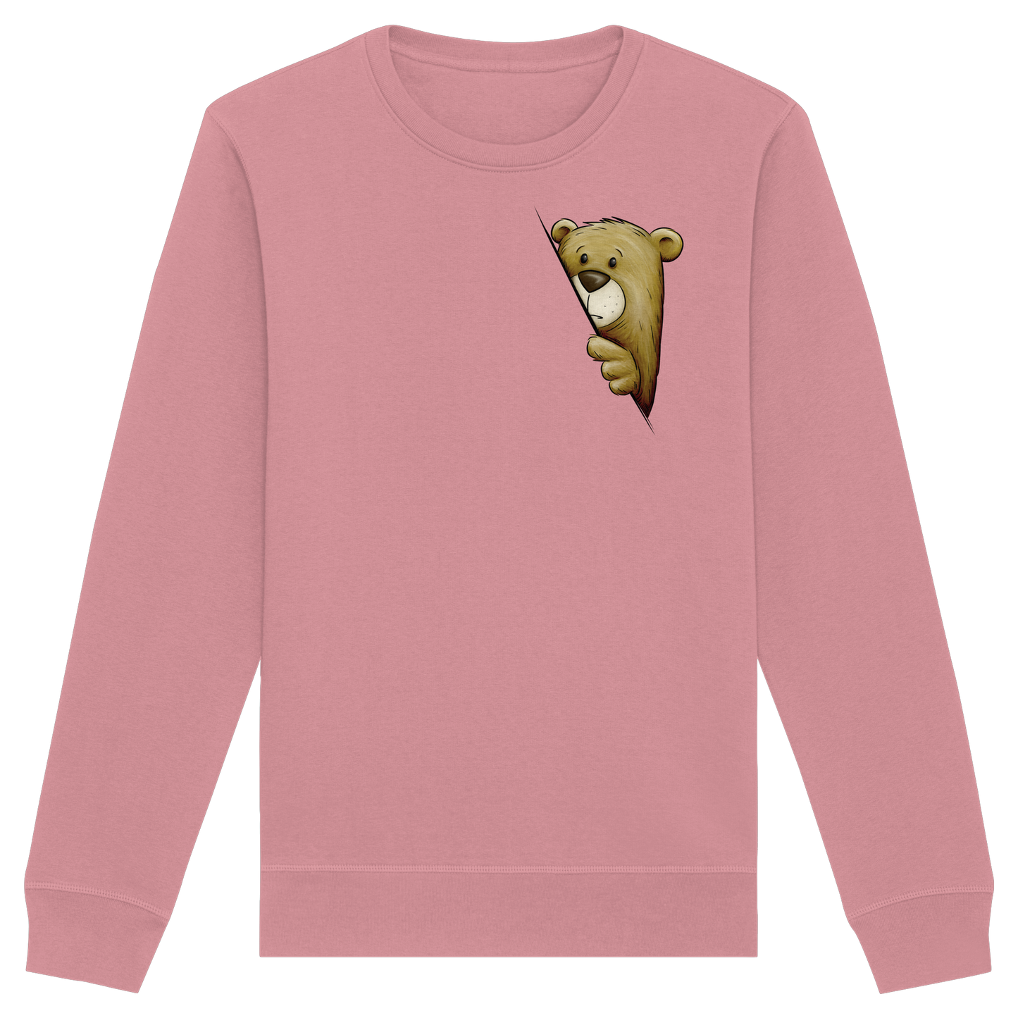 Funky Bär Illustration - Organic Basic Unisex Sweatshirt