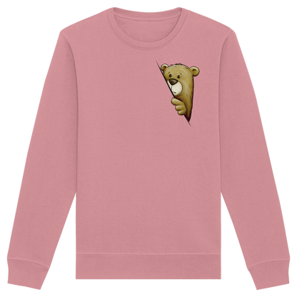 Funky Bär Illustration - Organic Basic Unisex Sweatshirt