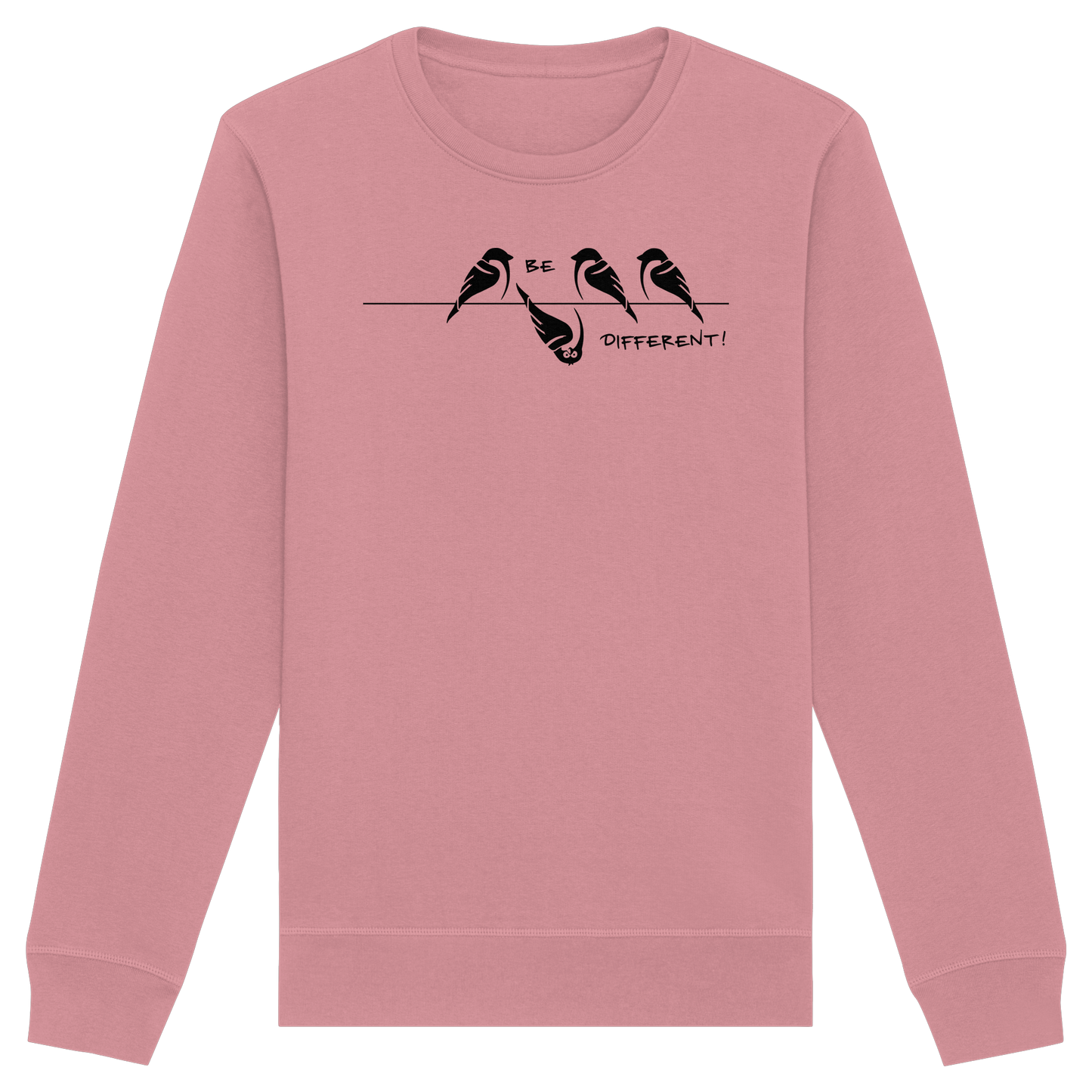 Sei anders, kleiner Spatz - Organic Basic Unisex Sweatshirt