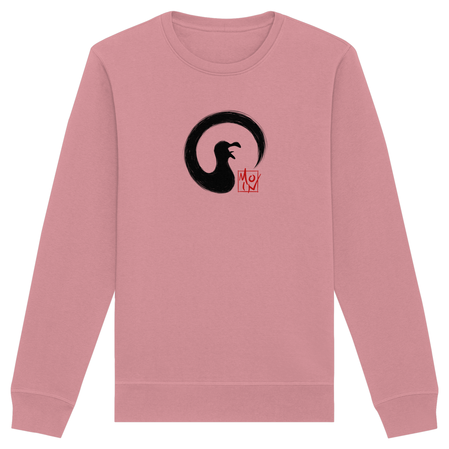 Moin kreischende japanische Enso Möwe - Organic Basic Unisex Sweatshirt