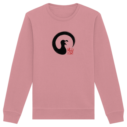 Moin kreischende japanische Enso Möwe - Organic Basic Unisex Sweatshirt