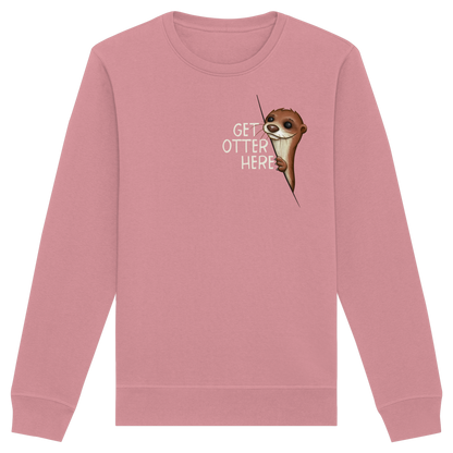 Get Otter Here | Lustiger Otter Kalauer - Organic Basic Unisex Sweatshirt