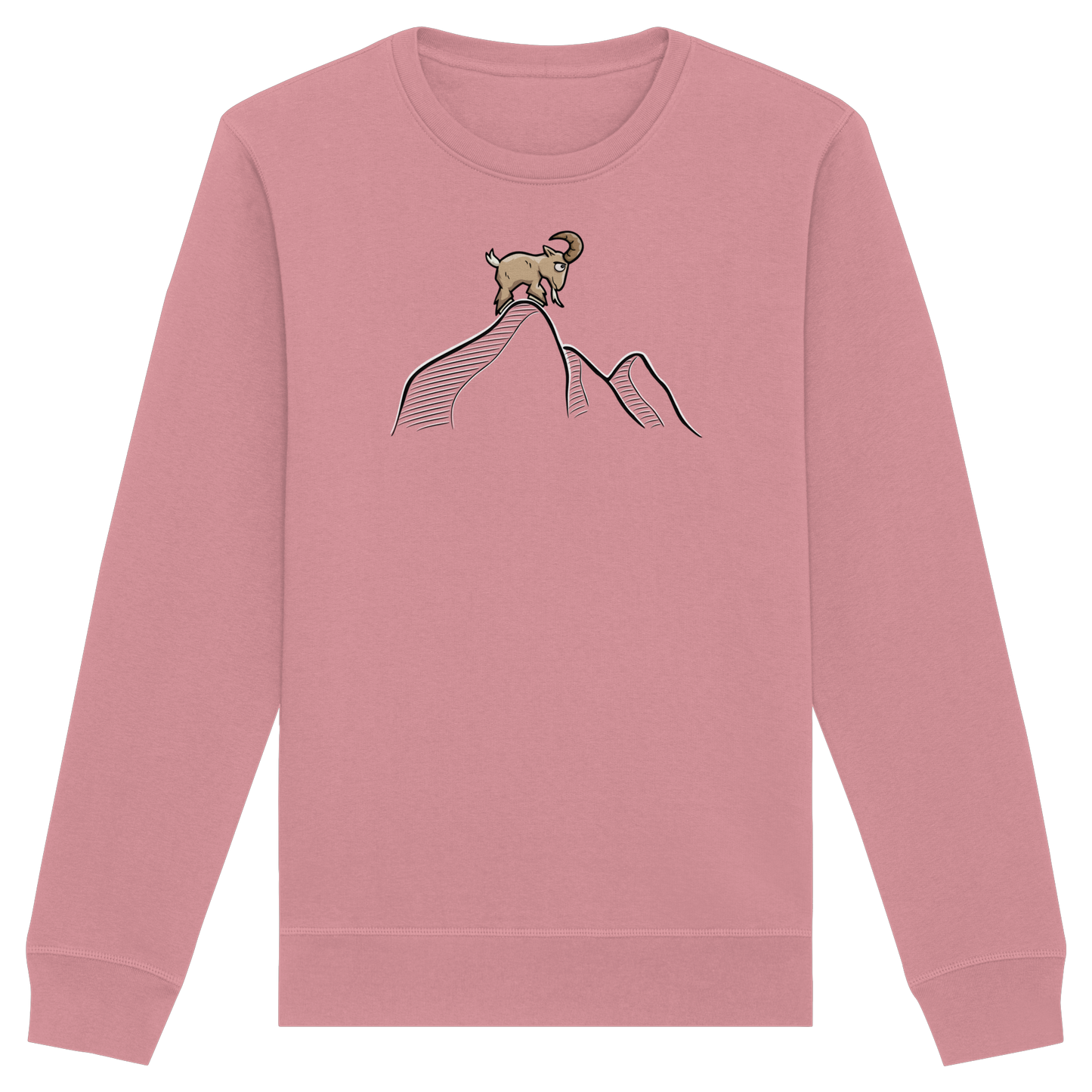 Ziegenbock in den Bergen - Organic Basic Unisex Sweatshirt
