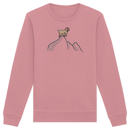 Ziegenbock in den Bergen - Organic Basic Unisex Sweatshirt