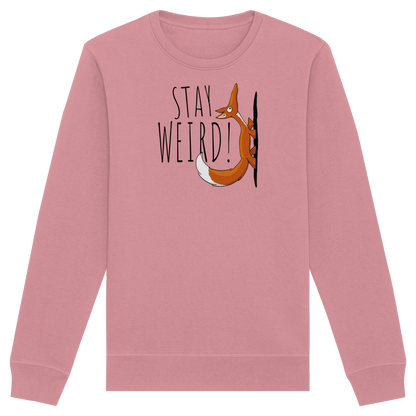 Stay Weird! Schräger Fuchs - Organic Basic Unisex Sweatshirt