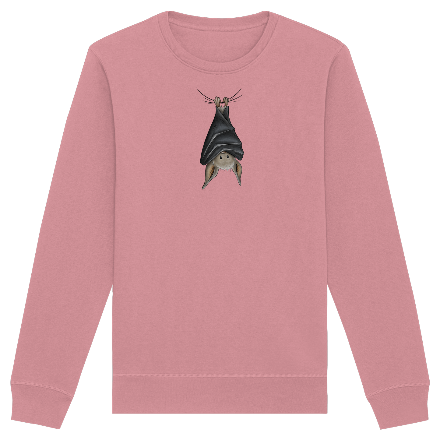Lustig chillende Fledermaus - Organic Basic Unisex Sweatshirt