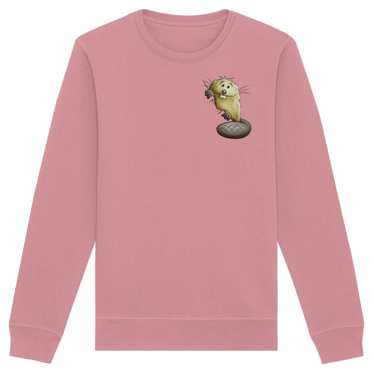 Lustiger frecher Biber - Organic Basic Unisex Sweatshirt