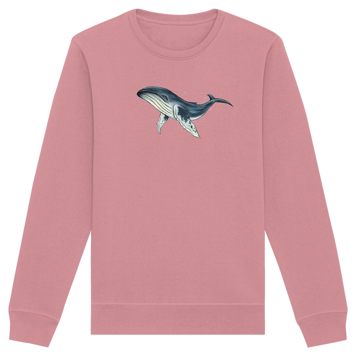 Tiefsee Ozean-Riese Buckelwal - Organic Basic Unisex Sweatshirt