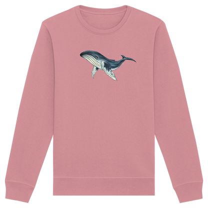 Tiefsee Ozean-Riese Buckelwal - Organic Basic Unisex Sweatshirt