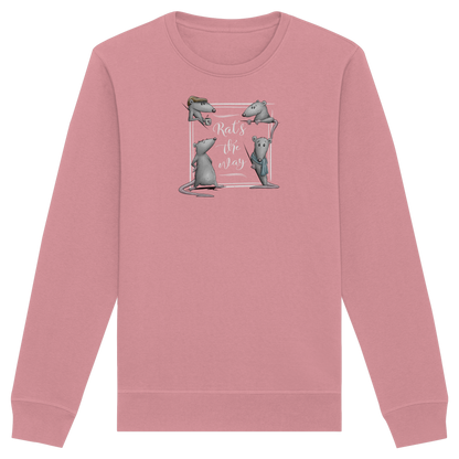 Rat’s The Way Kaffeehaus Ratten - Organic Basic Unisex Sweatshirt