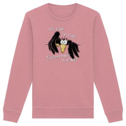 I’m Fine Rabe | Alles Gut Krähe - Organic Basic Unisex Sweatshirt
