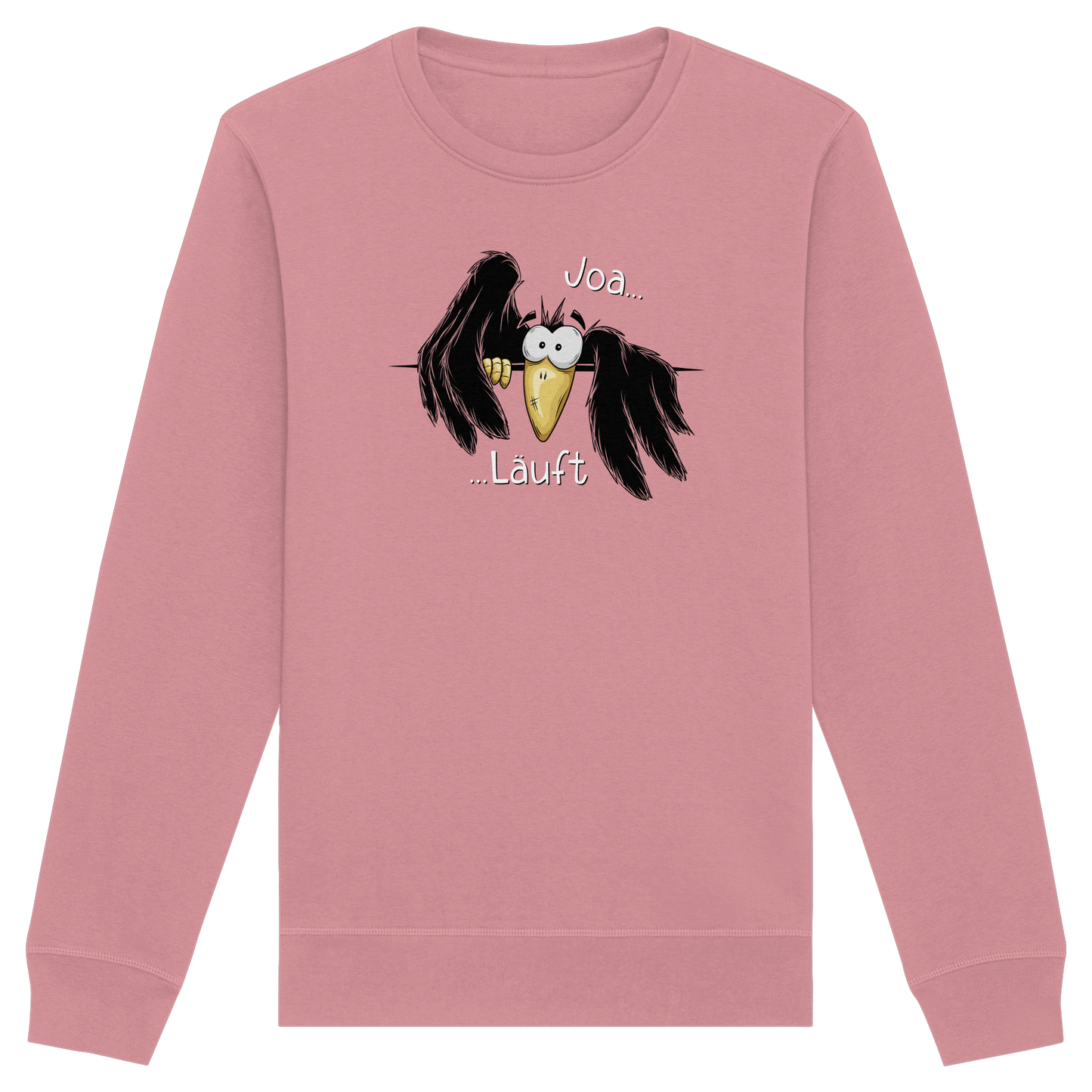 Joa Läuft Krähe gechillter Rabe - Organic Basic Unisex Sweatshirt