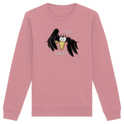 Joa Läuft Krähe gechillter Rabe - Organic Basic Unisex Sweatshirt