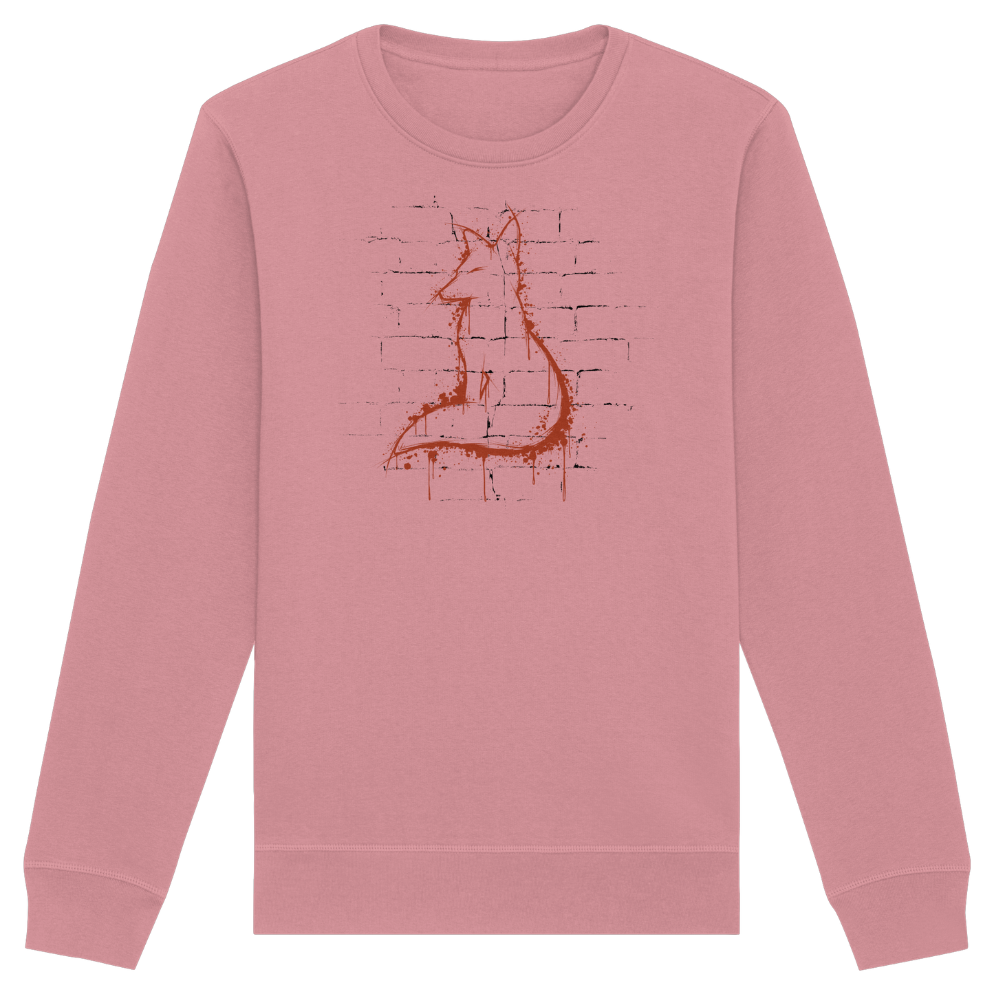 Street Art Fuchs Silhouette - Organic Basic Unisex Sweatshirt