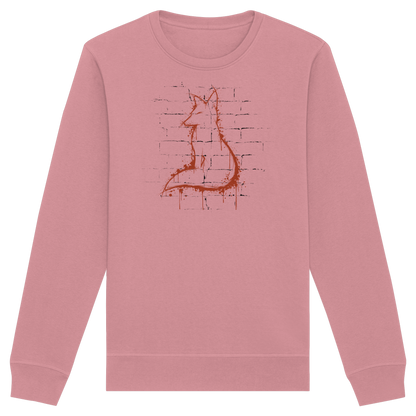 Street Art Fuchs Silhouette - Organic Basic Unisex Sweatshirt