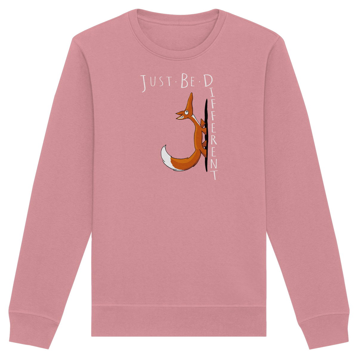 Just Be Different | Sei Anders, kleiner Fuchs - Organic Basic Unisex Sweatshirt