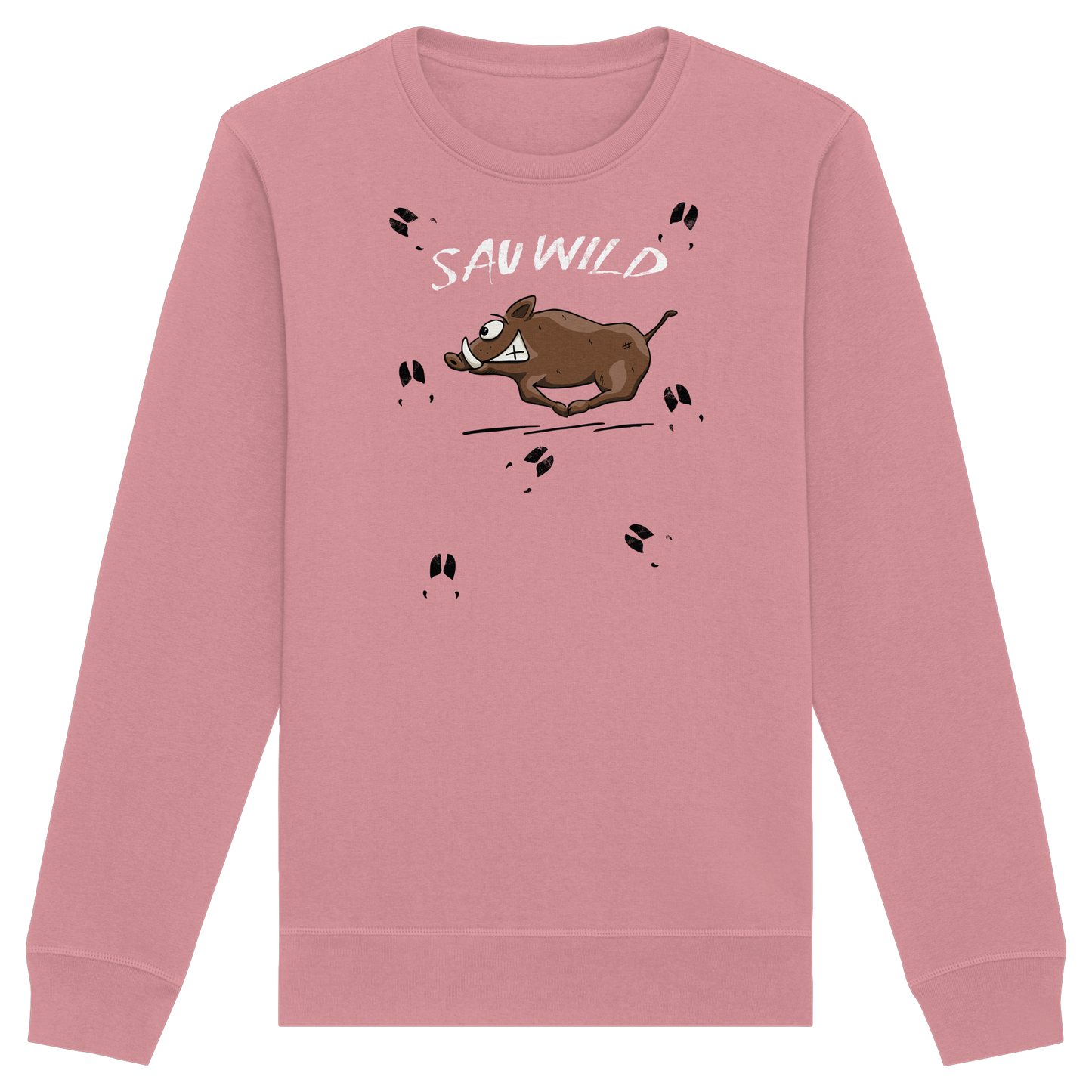Sauwild wilde Sau | Wildschwein Keiler - Organic Basic Unisex Sweatshirt