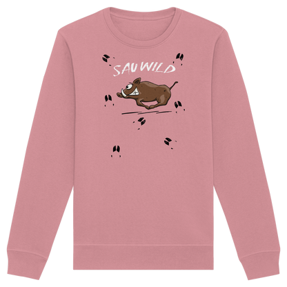 Sauwild wilde Sau | Wildschwein Keiler - Organic Basic Unisex Sweatshirt